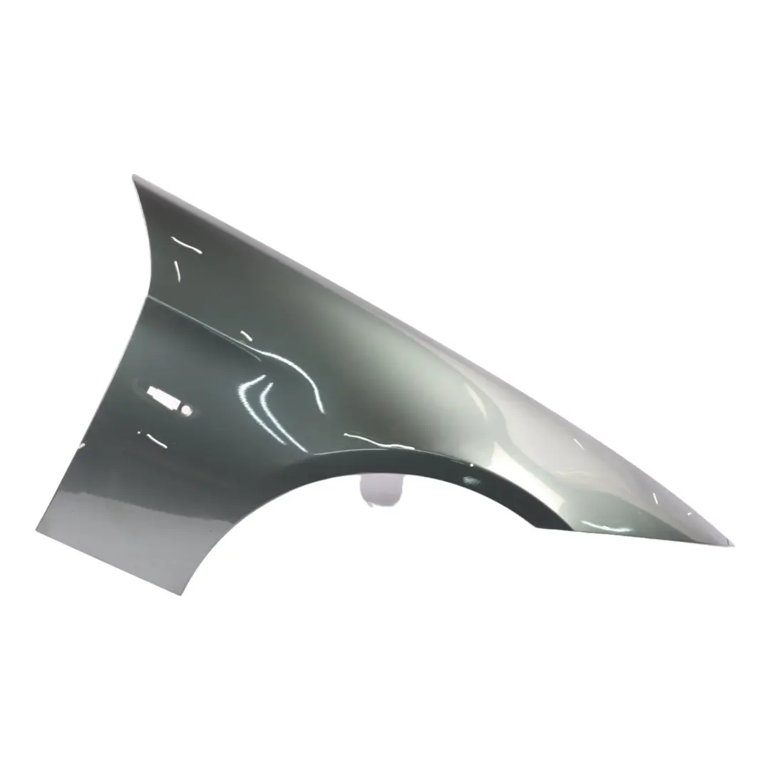 BMW E90 E91 Side Panel Fender Wing Front Right O/S Tasman Green Metallic - A81 - SKU 7135680-TAS - Part number 7135680