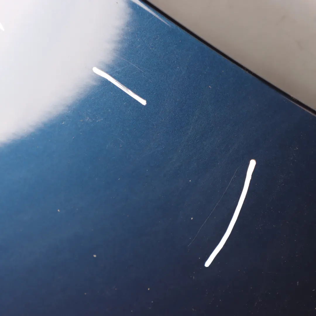 BMW E90 LCI Hood Bonnet Cover Panel Tiefseeblau Deep Sea Blue - A76 - SKU 7153940-DSB2 - Part number 7153940