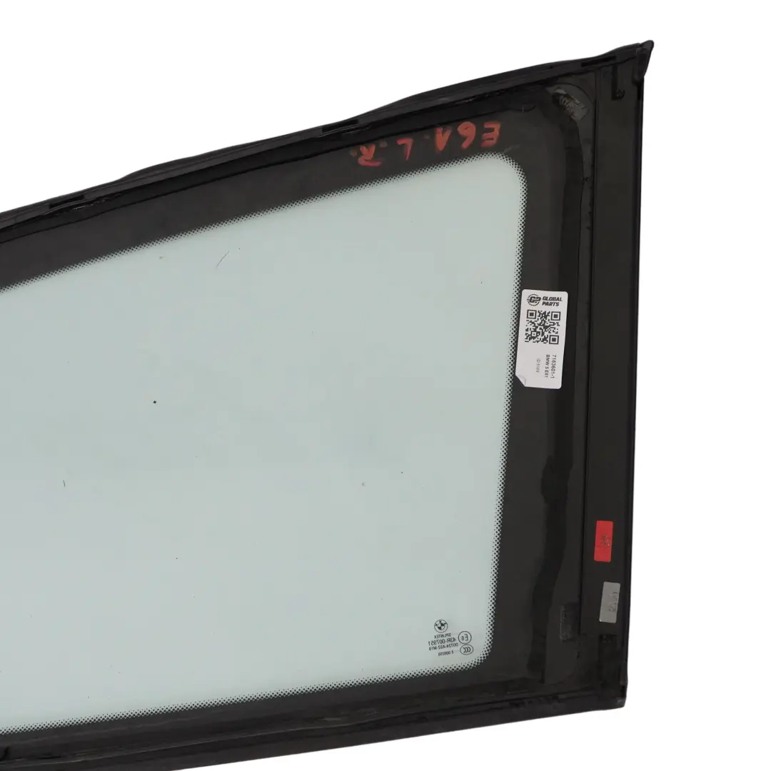Quarter Glass Rear Left N/S Side Window Green AS2 BMW E61 Touring - SKU 7163601-1 - Part number 7163601