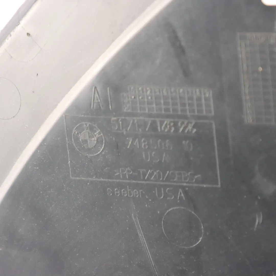 Bottom Wheel Arch Front Right O/S Insulation to BMW Z4 E85 E86 Cover with Part number 7168996 BMW Z4 E85 E86 Cover Bottom Wheel Arch Front Right O/S Insulation - SKU 7168996 - Part number 7168996