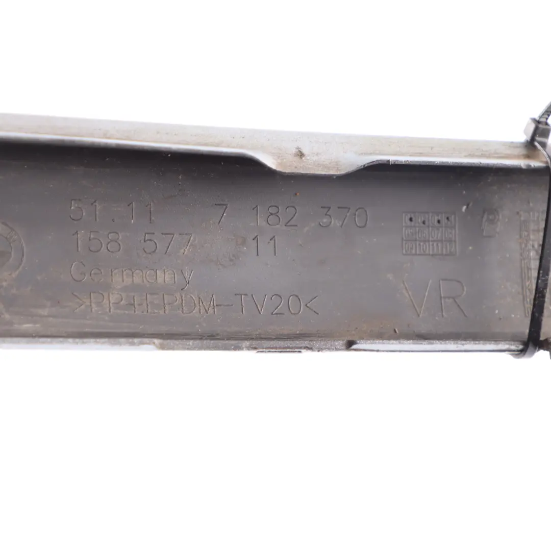 Front Bumper Protective Rubber Strip Right O/S Patagonia Green - A71 to BMW E81 with Part number 7185132 BMW E81 Front Bumper Protective Rubber Strip Right O/S Patagonia Green - A71 - SKU 7185132-PTG - Part number 7185132