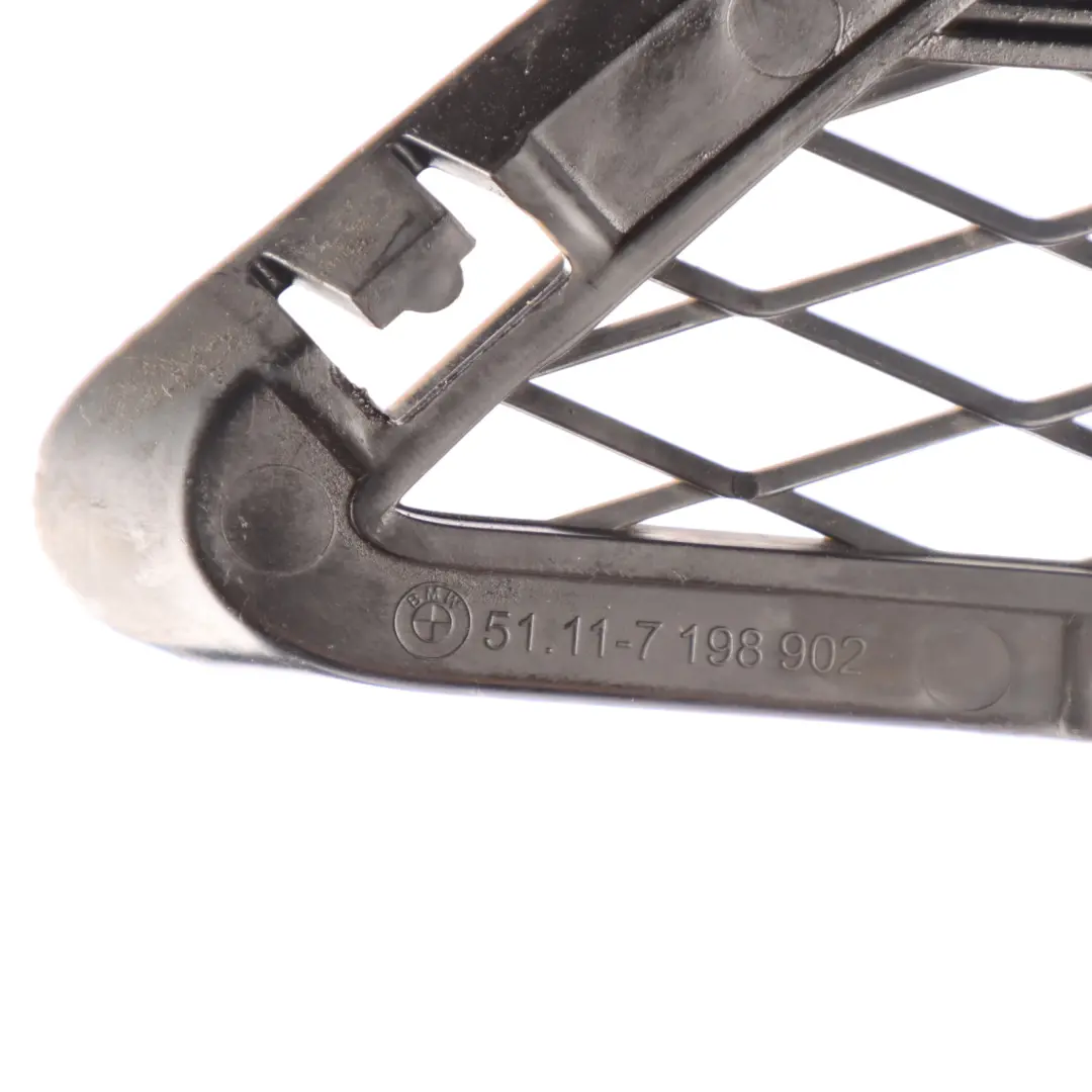 BMW 3 Series E90 E91 LCI Front Bumper Partially Grid Grille Right O/S - SKU 7198902 - Part number 7198902
