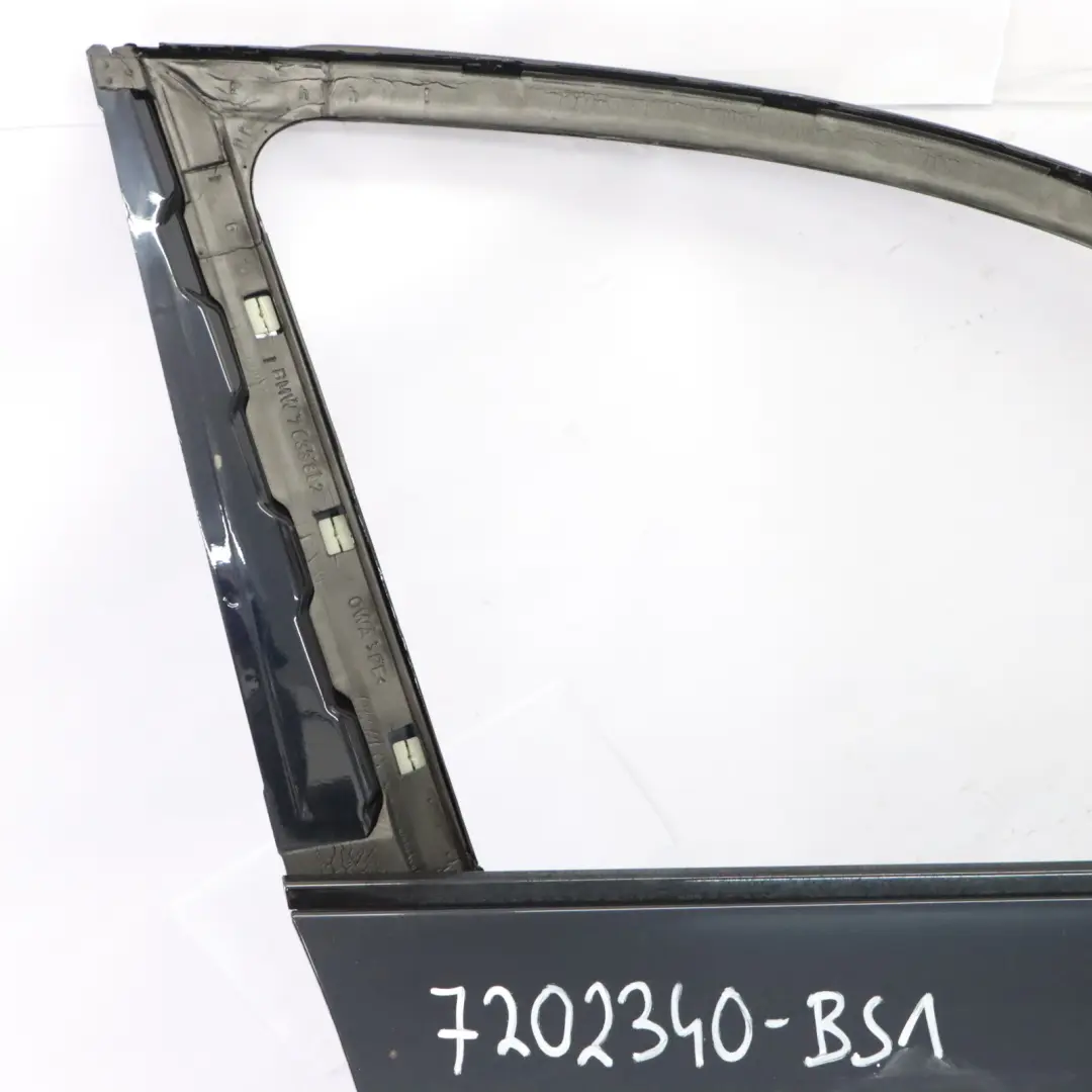 BMW E60 E61 Door Front Right O/S Black Sapphire Metallic - 475 - SKU 7202340-BS1 - Part number 7202340