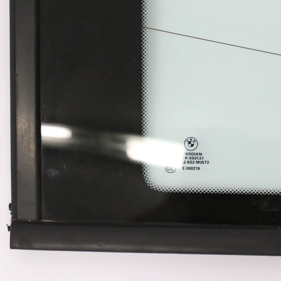 BMW X3 F25 Window Glass Side Rear Left Quarter AS2 Green Glazing Cover - SKU 7205627-2 - Part number 7205627