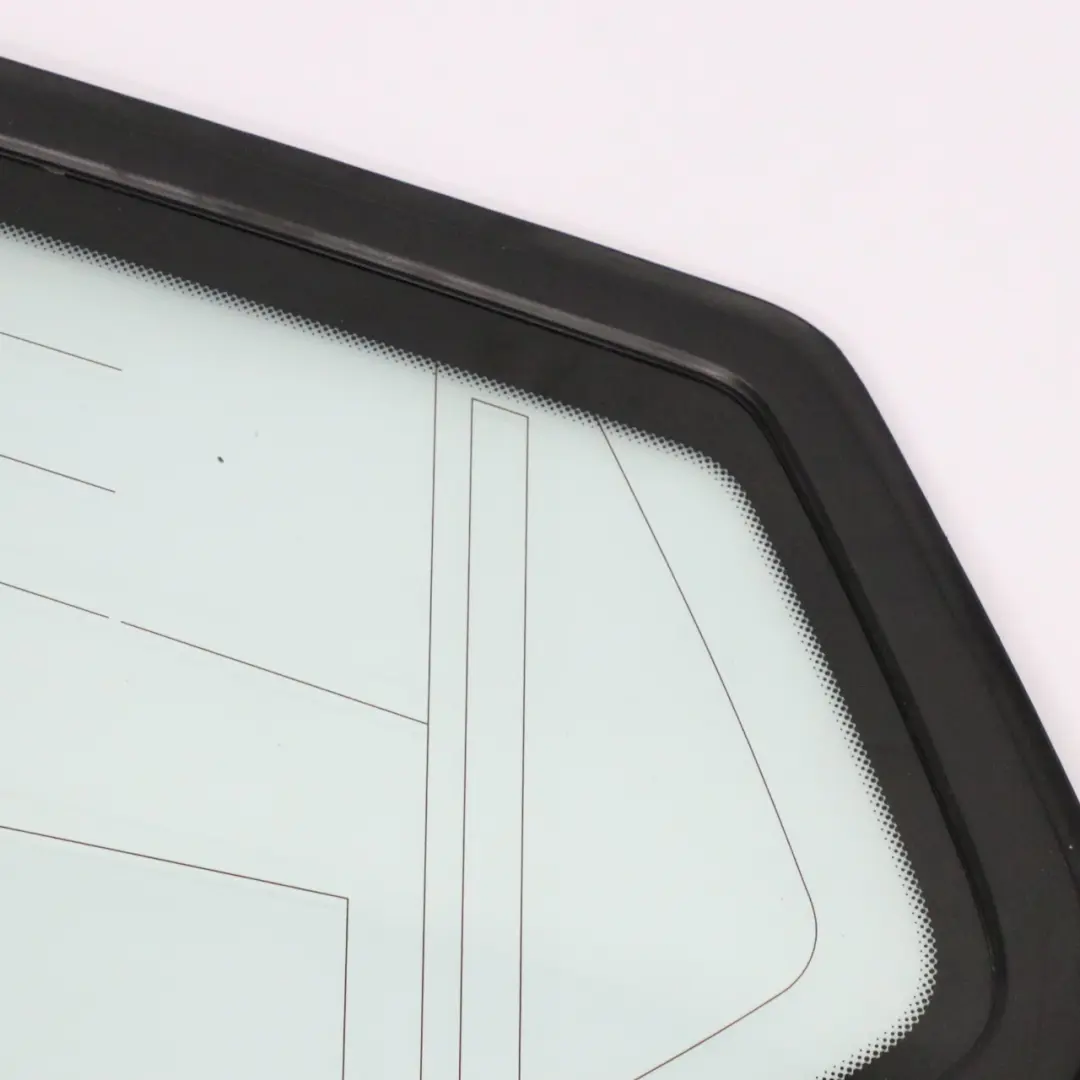 BMW X3 F25 Window Glass Side Rear Left Quarter AS2 Green Glazing Cover - SKU 7205627-2 - Part number 7205627