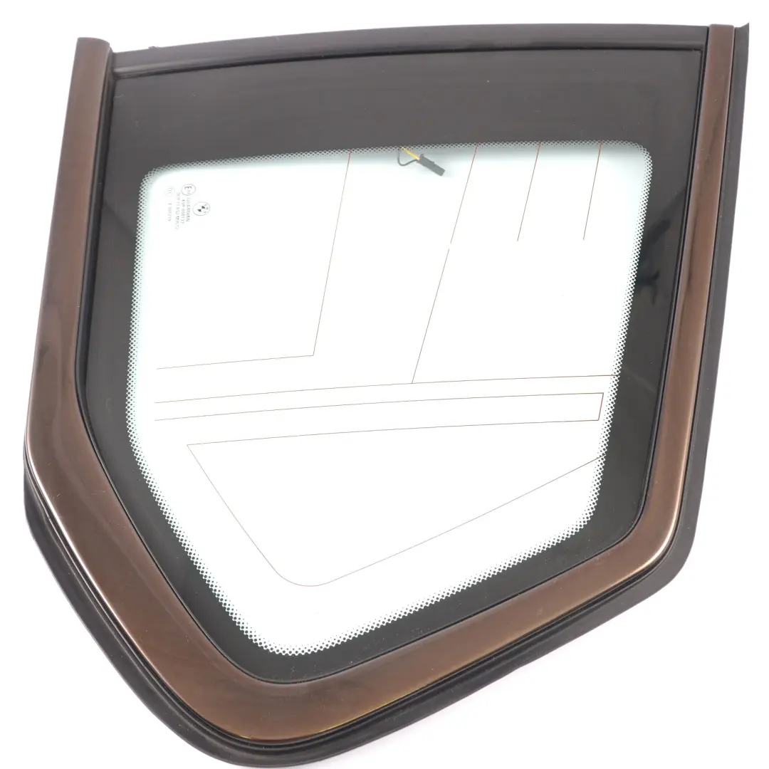 Vetro Quarto Lato Fisso Posteriore Sinistro per BMW X3 F25 con numero di parte 7205659 BMW X3 F25 Vetro Quarto Lato Fisso Posteriore Sinistro - SKU 7205659-3 - Numero di parte 7205659