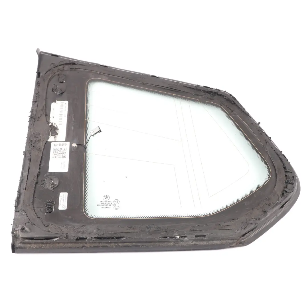 Vetro laterale fisso posteriore destro AS2 Striscia lucida per BMW X3 F25 con numero di parte 7205660 BMW X3 F25 Vetro laterale fisso posteriore destro AS2 Striscia lucida - SKU 7205660-2 - Numero di parte 7205660