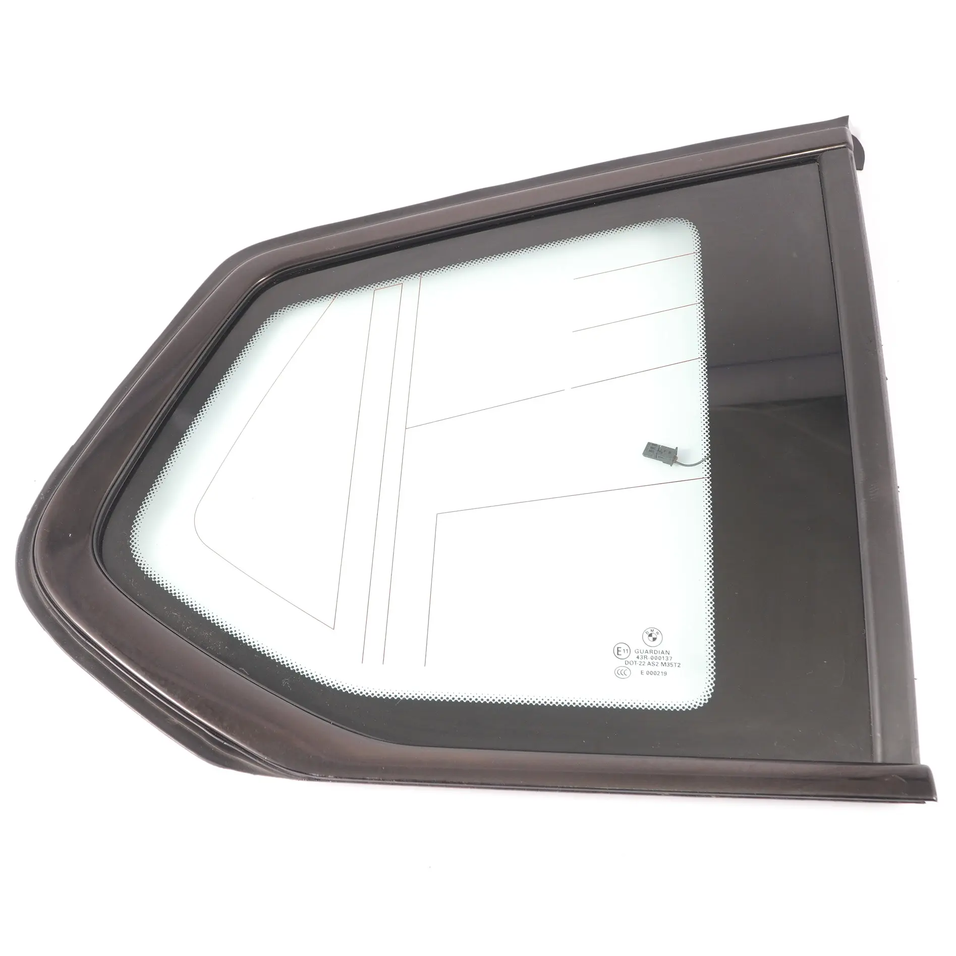 BMW X3 F25 Fenster scheibe Seite Festverglasung hinten rechts AS2