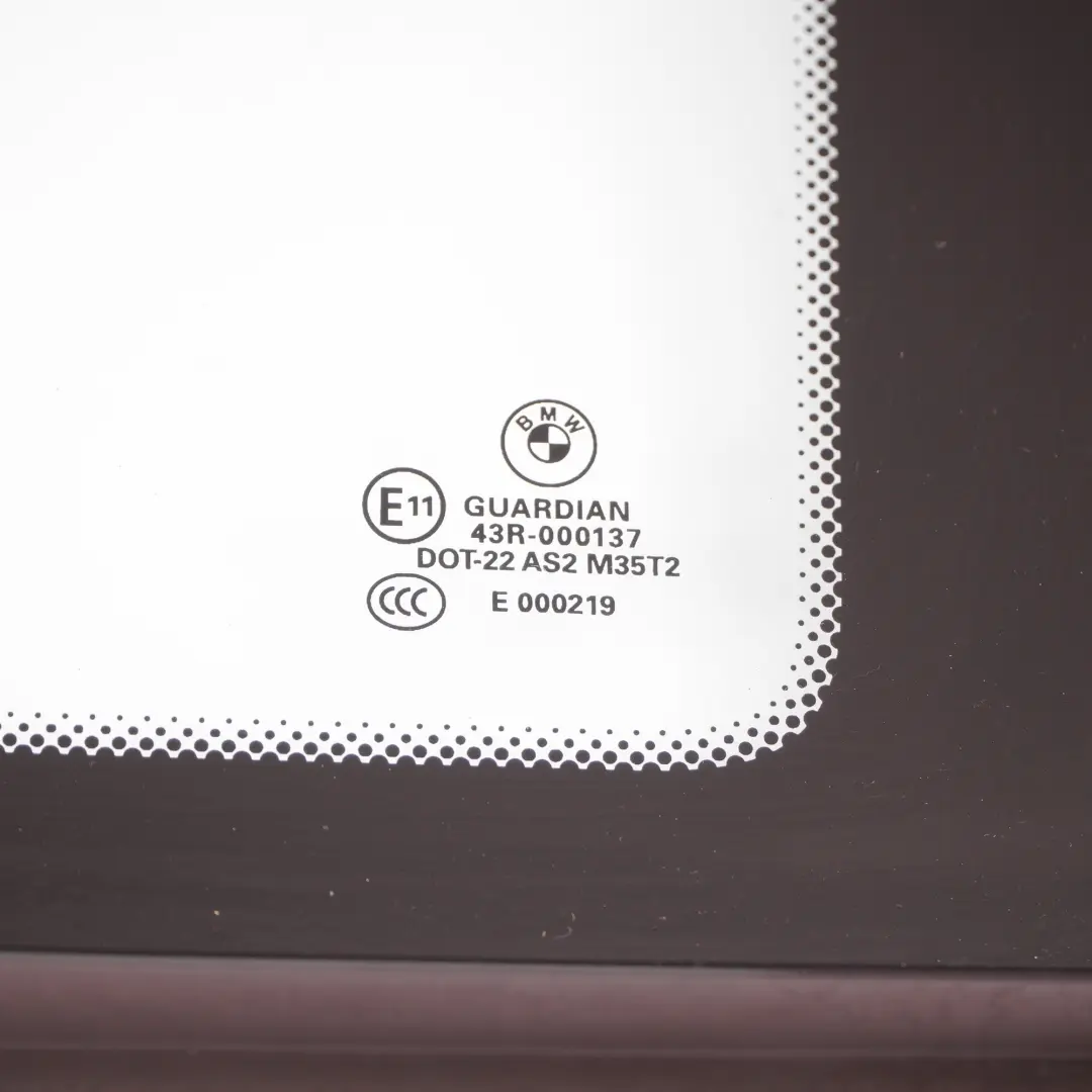 BMW X3 F25 Ventana Lateral Cristal Fijo Trasero Derecho AS2 Banda Alto Brillo - SKU 7205660-2 - Número de pieza 7205660