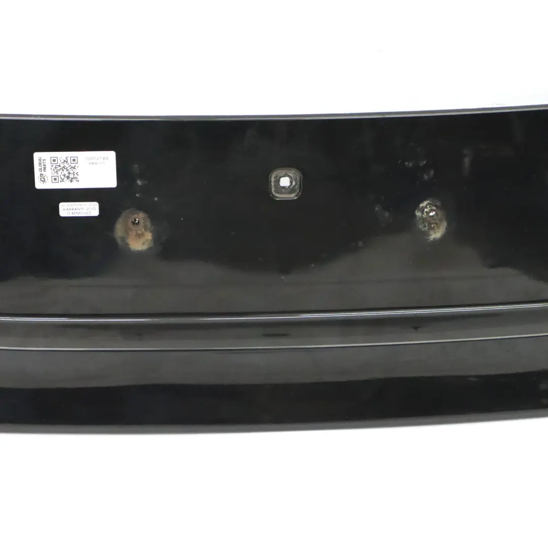 BMW F01 LCI Finisher Trunk Boot Lid Cover Black Sapphire Metallic - 475 7205727 - SKU 7205727-BS - Part number 7205731