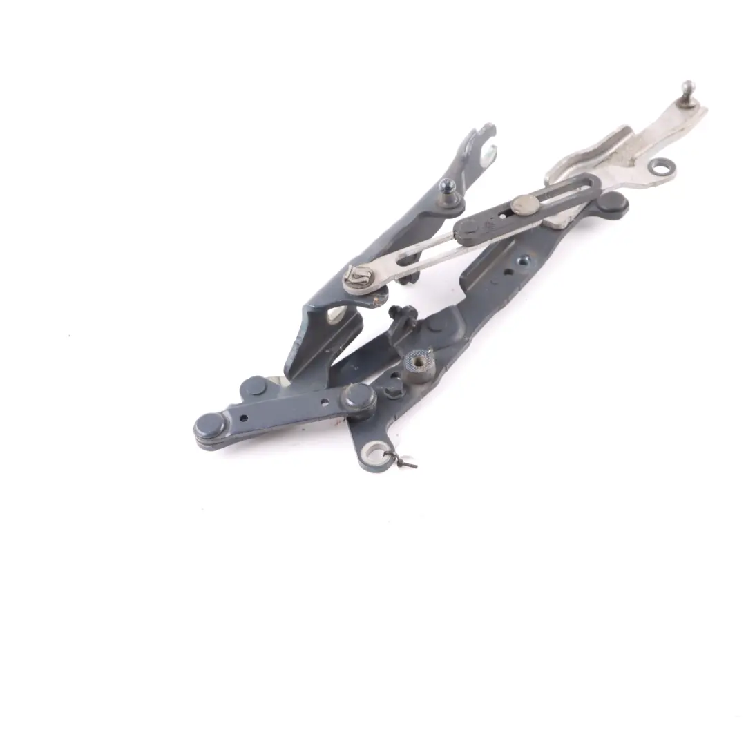 BMW F10 F11 Hood Hinge Left N/S Engine Bonnet Tiefseeblau Blue Metallic - A76 - SKU 7207199-DSB - Part number 7207199