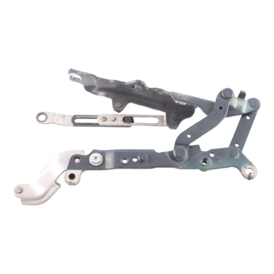 BMW F10 F11 Hood Hinge Left N/S Engine Bonnet Tiefseeblau Blue Metallic - A76 - SKU 7207199-DSB - Part number 7207199