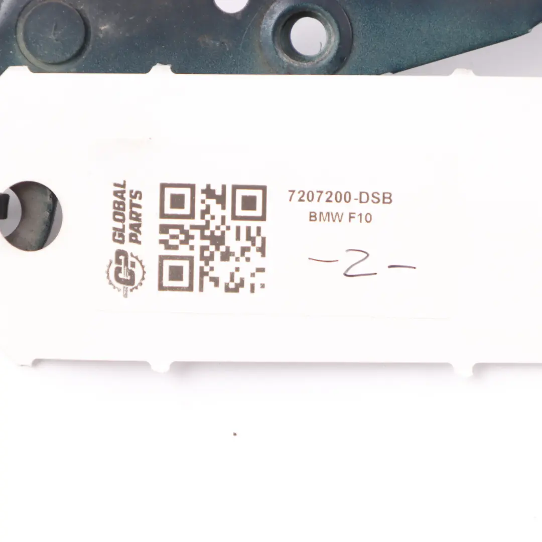 BMW F10 F11 Hood Hinge Right O/S Engine Bonnet Tiefseeblau Blue Metallic - A76 - SKU 7207200-DSB - Part number 7207200