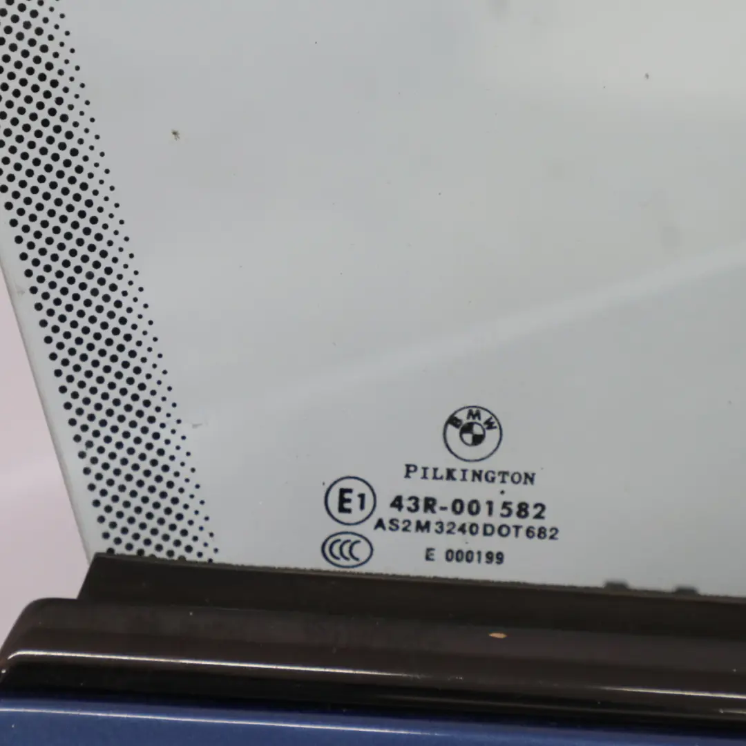 BMW E81 E82 E88 Door Front Right O/S Le Mans Blau Blue Metallic - 381 - SKU 7207446-LMB - Part number 7207446