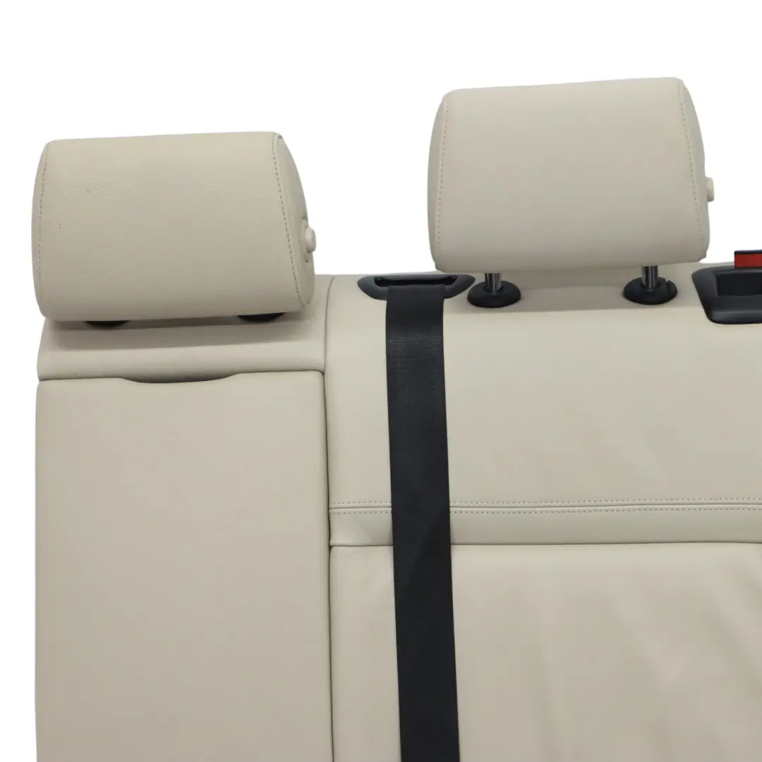 BMW E91 LCI Touring Dossier de siège arrière gauche en cuir Dakota Oyster - SKU 7212353-1 - Numéro de pièce 7212353