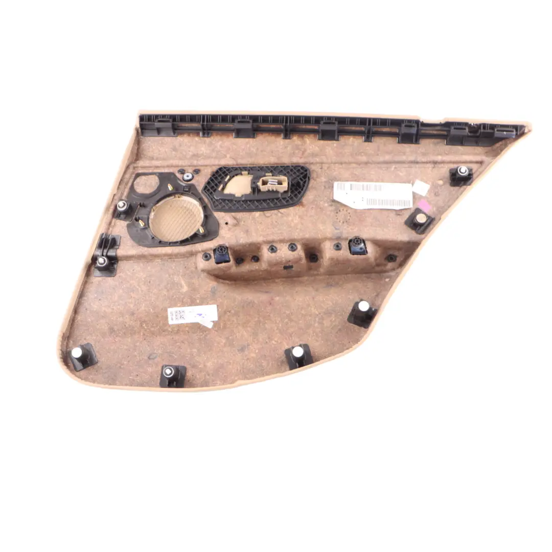 BMW E91 LCI Door Card Rear Left N/S Door Lining Beige Leather Trim Panel - SKU 7217623 - Part number 7217623