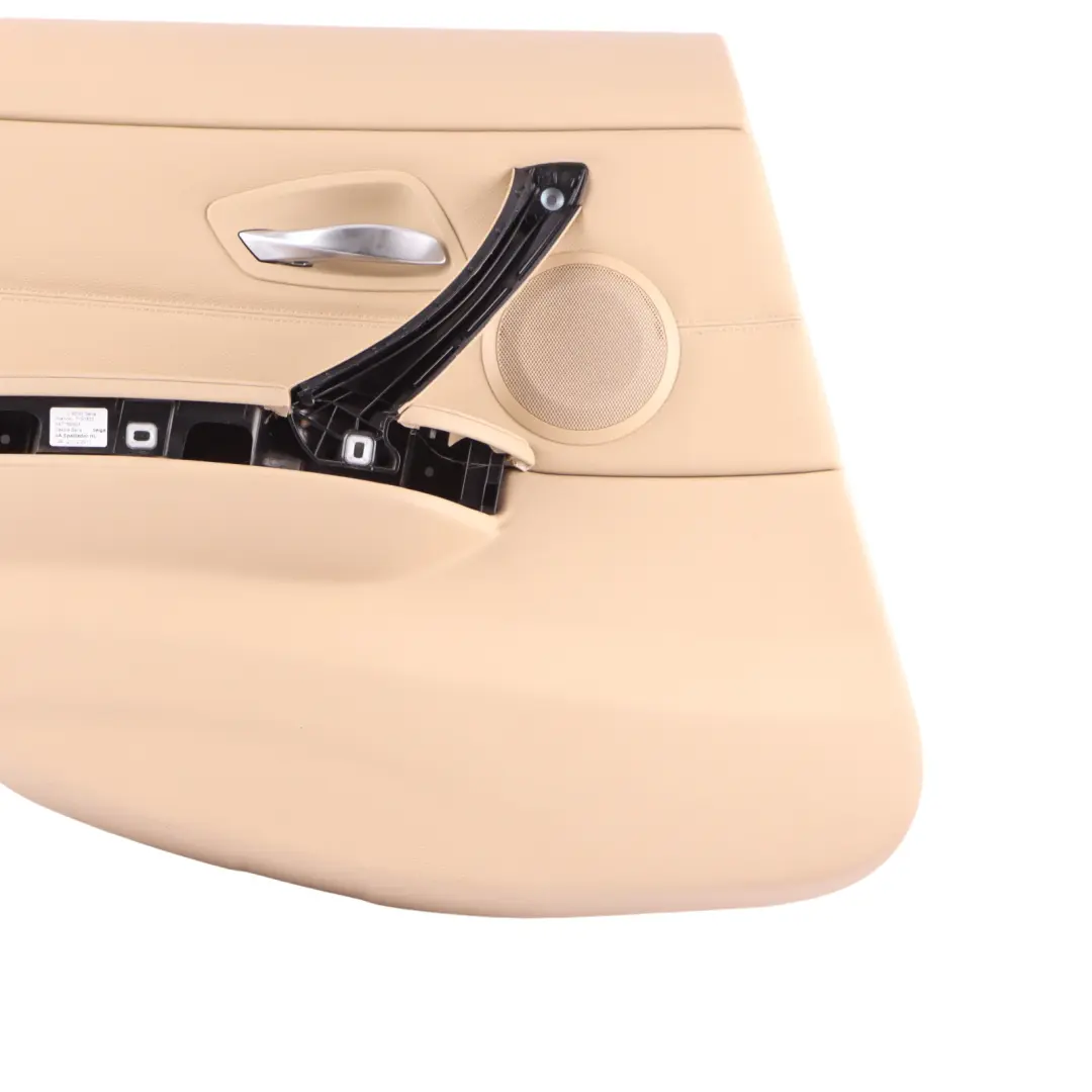 BMW E91 LCI Door Card Rear Left N/S Door Lining Beige Leather Trim Panel - SKU 7217623 - Part number 7217623