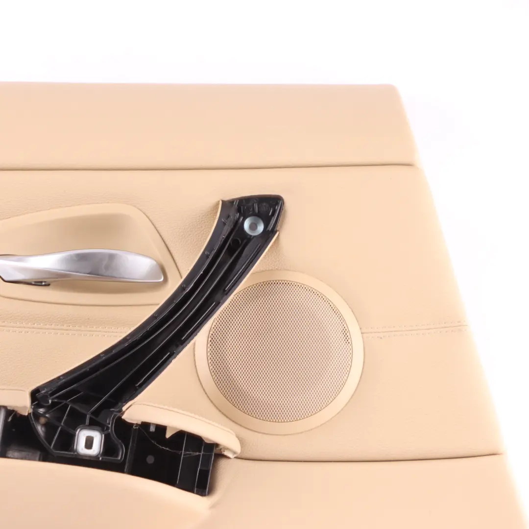 Door Card Rear Left N/S Door Lining Beige Leather Trim Panel to BMW E91 LCI with Part number 7217623 BMW E91 LCI Door Card Rear Left N/S Door Lining Beige Leather Trim Panel - SKU 7217623 - Part number 7217623