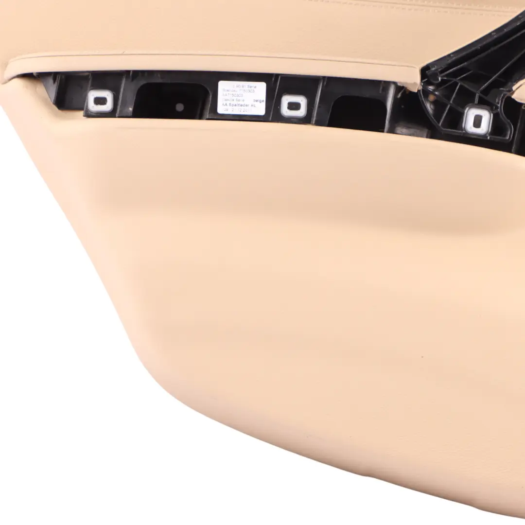 Door Card Rear Left N/S Door Lining Beige Leather Trim Panel to BMW E91 LCI with Part number 7217623 BMW E91 LCI Door Card Rear Left N/S Door Lining Beige Leather Trim Panel - SKU 7217623 - Part number 7217623