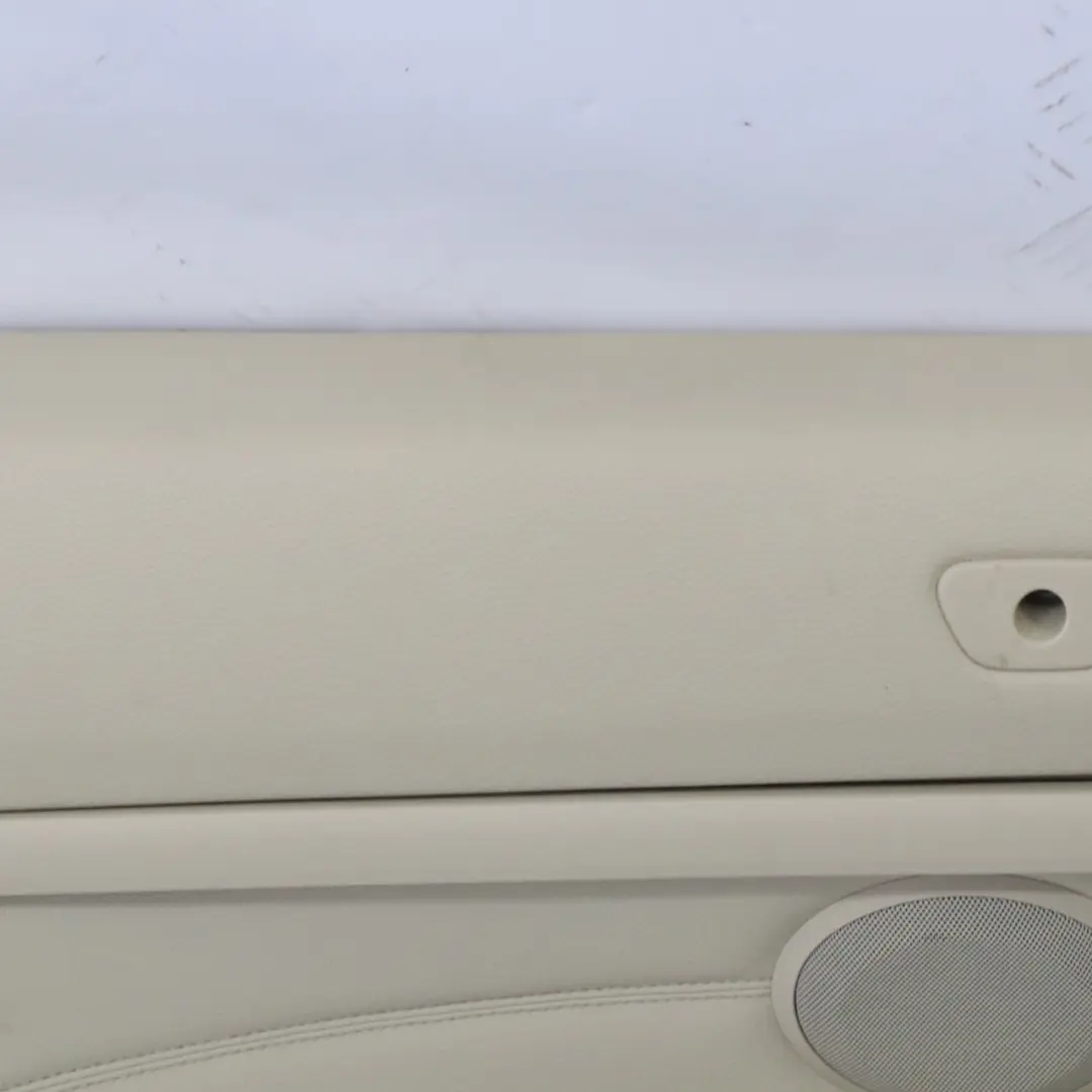 BMW E93 Cabrio Rear Left N/S Lateral Trim Panel Lining Leather Cream Beige - SKU 7218919 - Part number 7218919