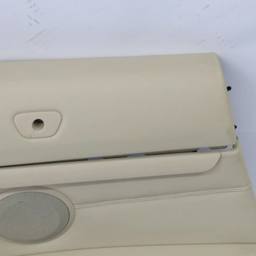 Left N/S Lateral Trim Panel Lining Leather Cream Beige to BMW E93 Cabrio Rear with Part number 7218919 BMW E93 Cabrio Rear Left N/S Lateral Trim Panel Lining Leather Cream Beige - SKU 7218919 - Part number 7218919