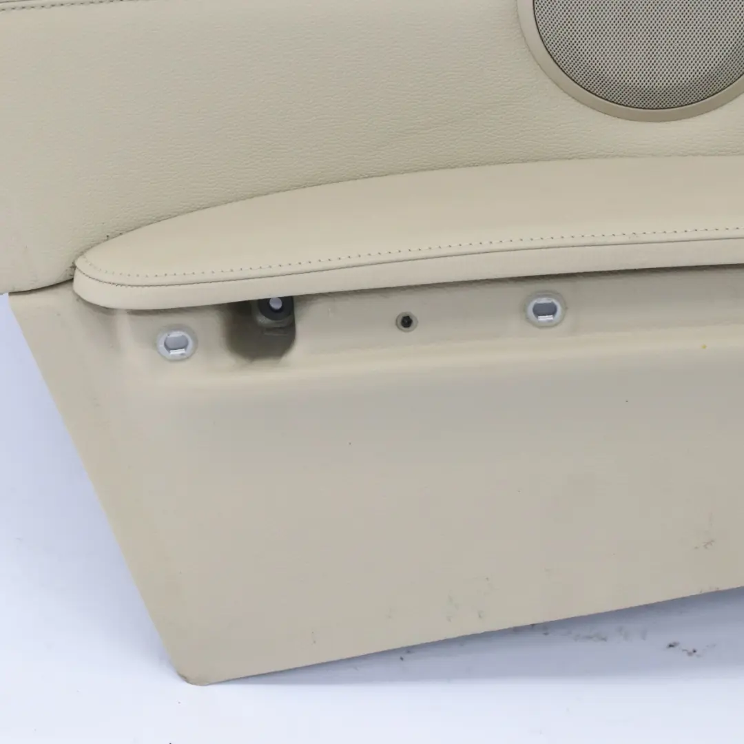 Left N/S Lateral Trim Panel Lining Leather Cream Beige to BMW E93 Cabrio Rear with Part number 7218919 BMW E93 Cabrio Rear Left N/S Lateral Trim Panel Lining Leather Cream Beige - SKU 7218919 - Part number 7218919