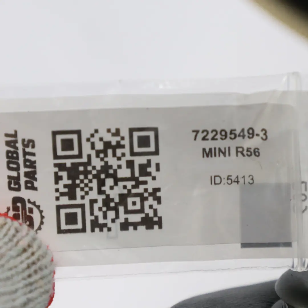 Mini Cooper R55 R56 Fotel Lewy Przód Sport Czarna Skóra - SKU 7229549-3 - Numer Części 7229549