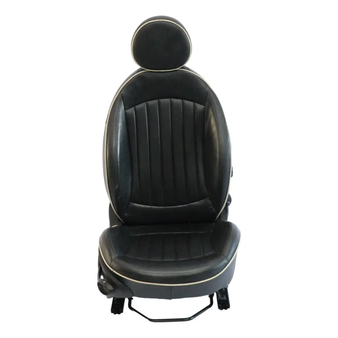 MINI Cooper One R55 R56 R57 Sport Siège avant droit en cuir noir - SKU 7229550-3 - Numéro de pièce 7229550