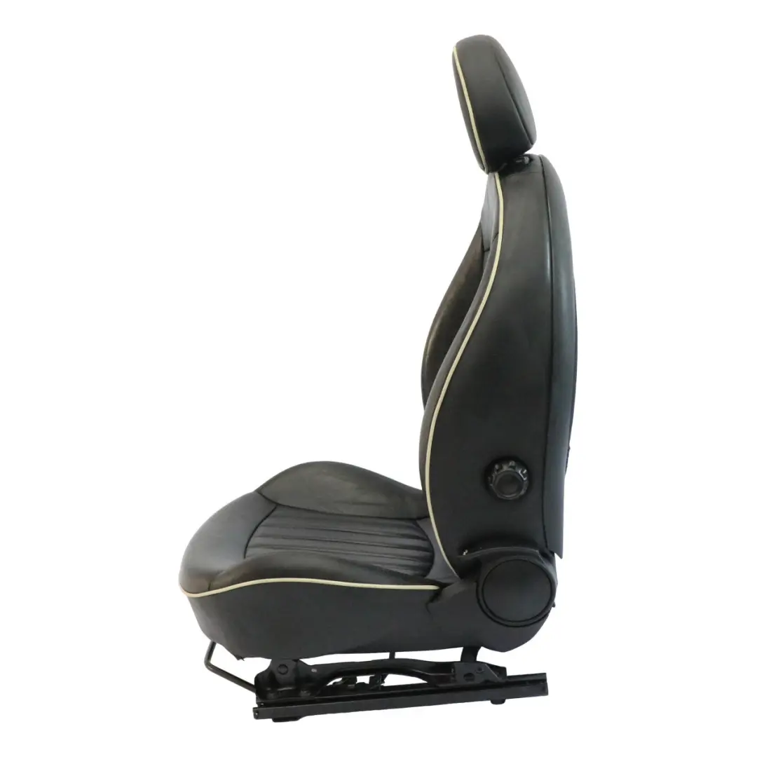 MINI Cooper One R55 R56 R57 Sport Siège avant droit en cuir noir - SKU 7229550-3 - Numéro de pièce 7229550