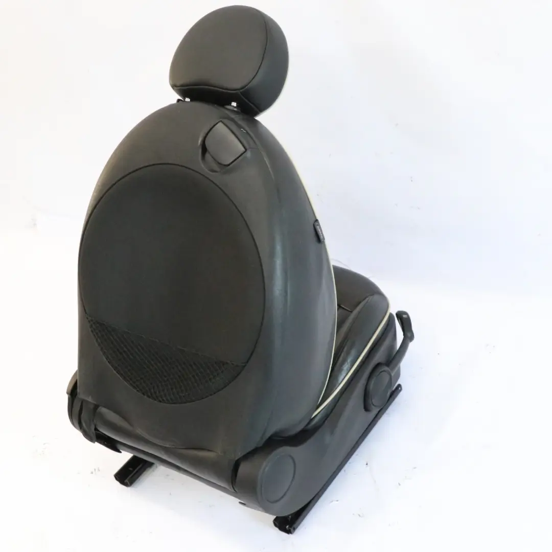 MINI Cooper One R55 R56 R57 Sport Siège avant droit en cuir noir - SKU 7229550-3 - Numéro de pièce 7229550