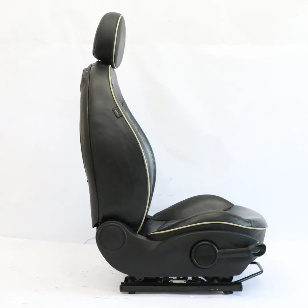 MINI Cooper One R55 R56 R57 Sport Siège avant droit en cuir noir - SKU 7229550-3 - Numéro de pièce 7229550