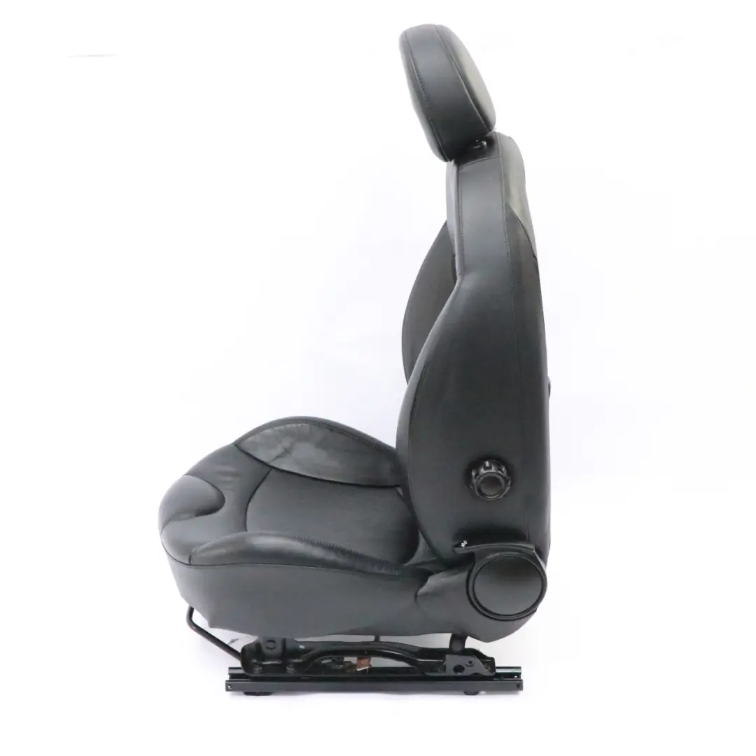 Mini R56 LCI Fotel Prawy Przód Skóra Czarna Grzany - SKU 7255520-4 - Numer Części 7255520