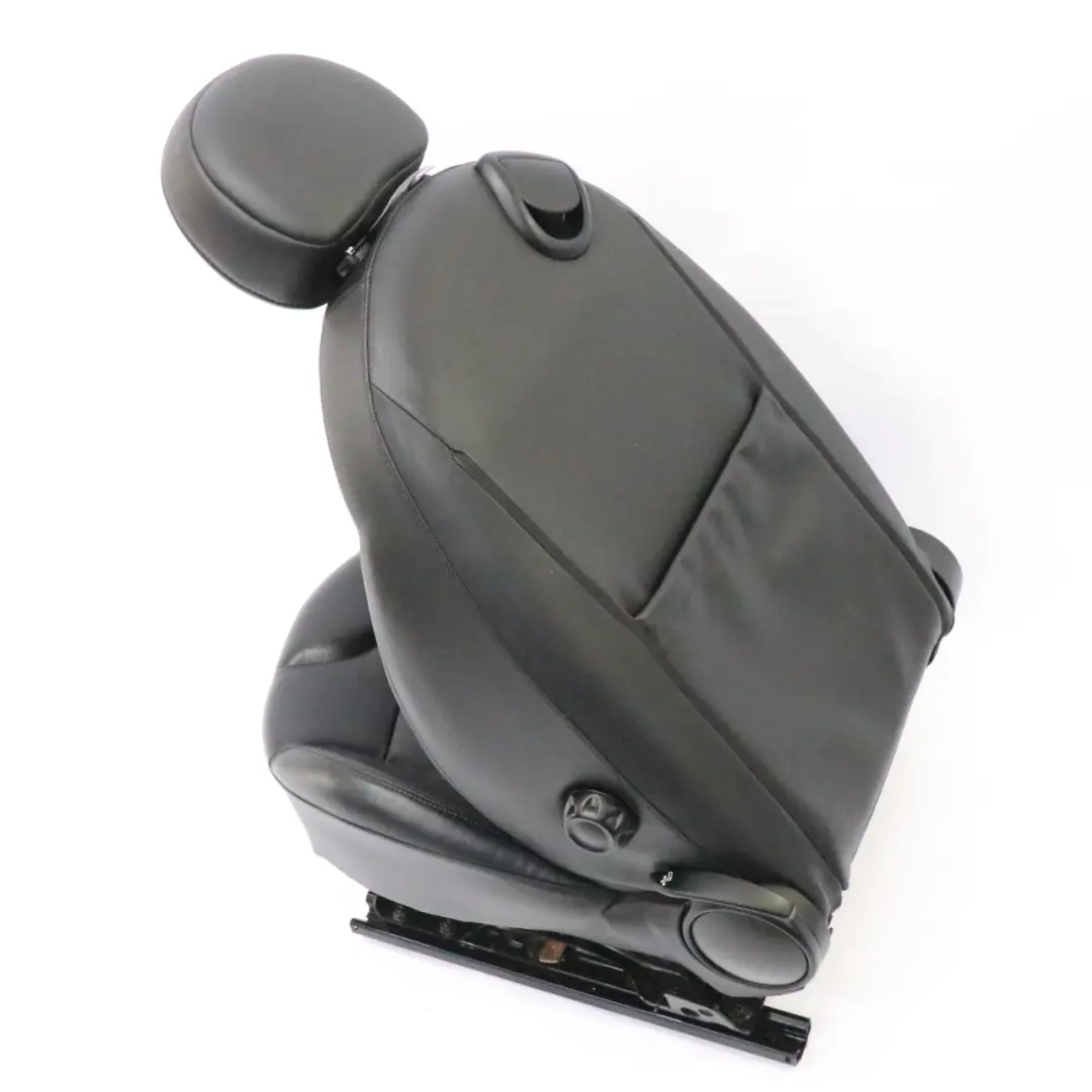 Mini R56 LCI Fotel Prawy Przód Skóra Czarna Grzany - SKU 7255520-4 - Numer Części 7255520