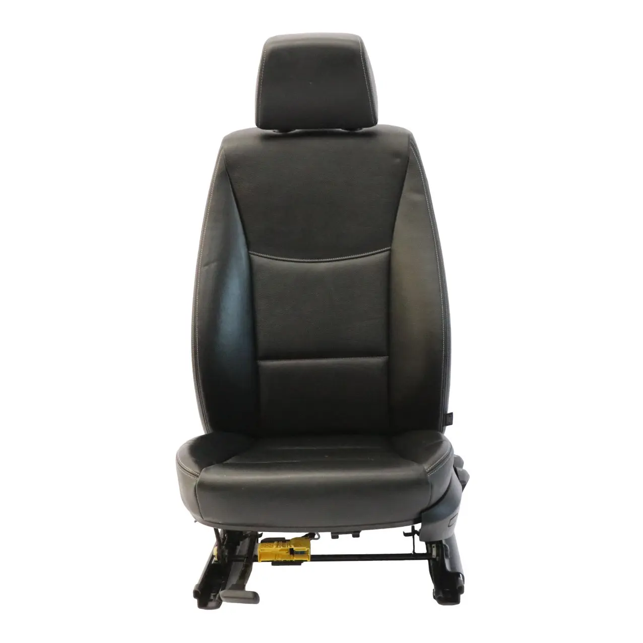 Sedile anteriore BMW X3 F25 Sinistro Interno Pelle Nevada Nero