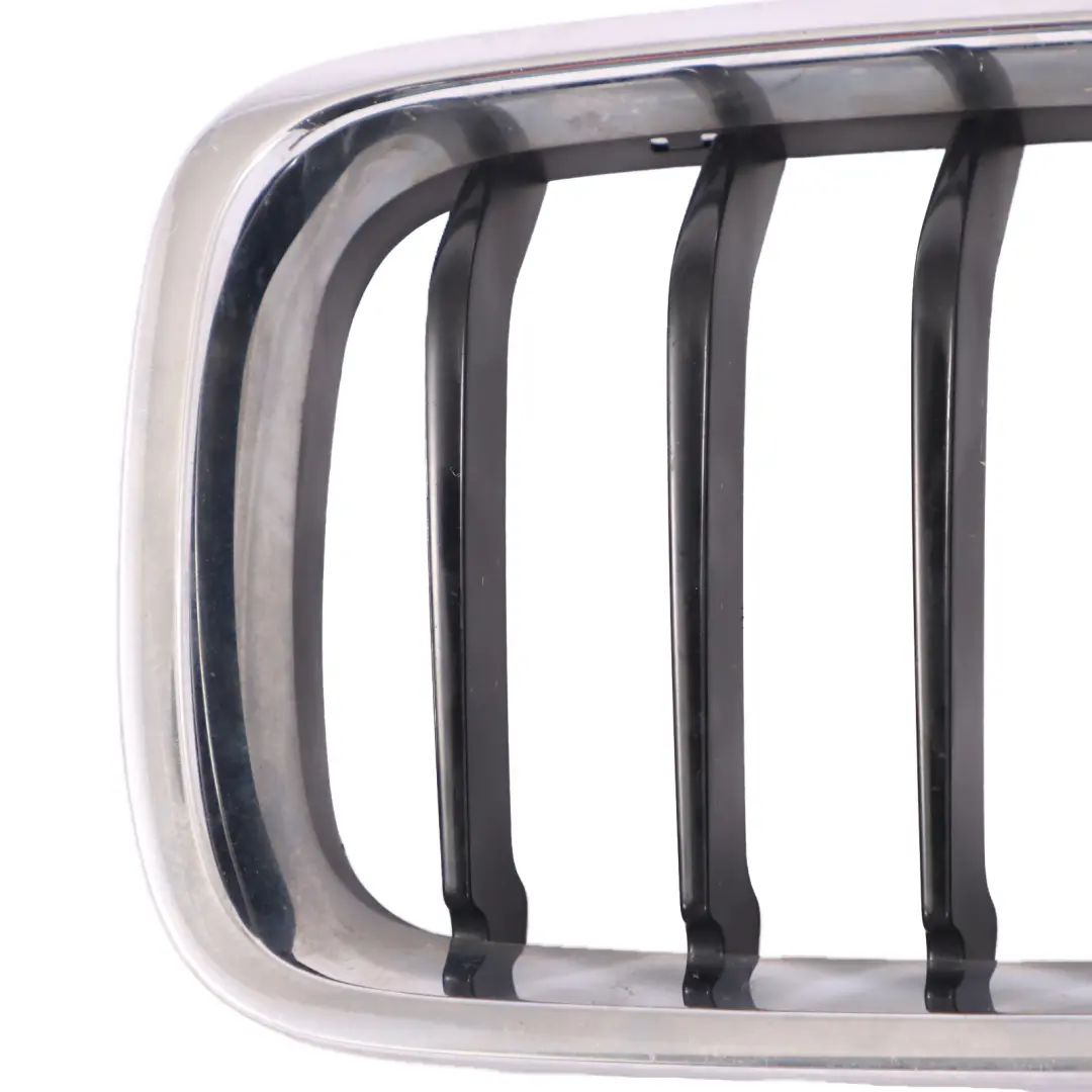 Front Bumper Grille Frame Left N/S Sport Chrome to BMW F30 F31 LCI with Part number 7260497 BMW F30 F31 LCI Front Bumper Grille Frame Left N/S Sport Chrome - SKU 7260497-1 - Part number 7260497