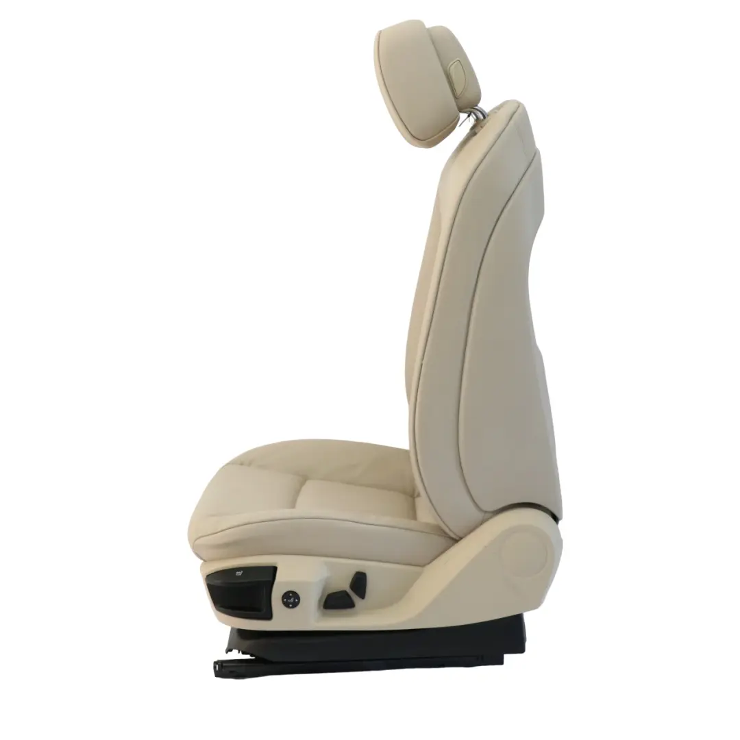 BMW F10 F11 Fotel Przedni Lewy Podgrzewany Skóra Dakota Oyster Lumbar - SKU 7260500-7 - Numer Części 7260500