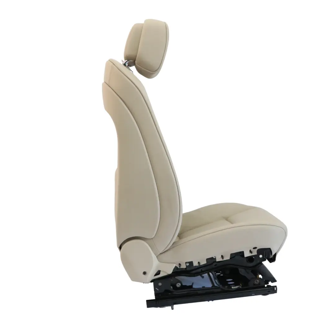 BMW F10 F11 Fotel Przedni Lewy Podgrzewany Skóra Dakota Oyster Lumbar - SKU 7260500-7 - Numer Części 7260500