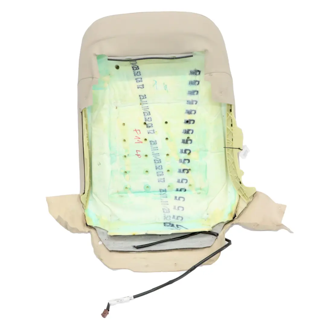 Sitzrückenlehne Abdeckung Vorne Rechts Links Leder Dakota Oyster für BMW F11 Sport mit Teilenummer 7260510 BMW F11 Sport Sitzrückenlehne Abdeckung Vorne Rechts Links Leder Dakota Oyster - SKU 7260510 - Teilenummer 7260510