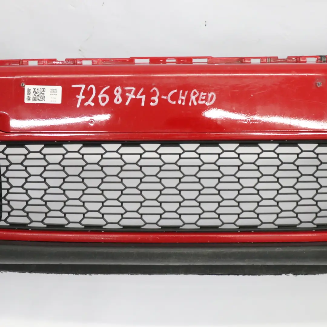 Stossfänger Vorn Chili Red Rot - 851 für Mini Cooper S R55 R56 R57 LCI R58 mit Teilenummer 7268743 Mini Cooper S R55 R56 R57 LCI R58 Stossfänger Vorn Chili Red Rot - 851 - SKU 7268743-CHRED - Teilenummer 7268743