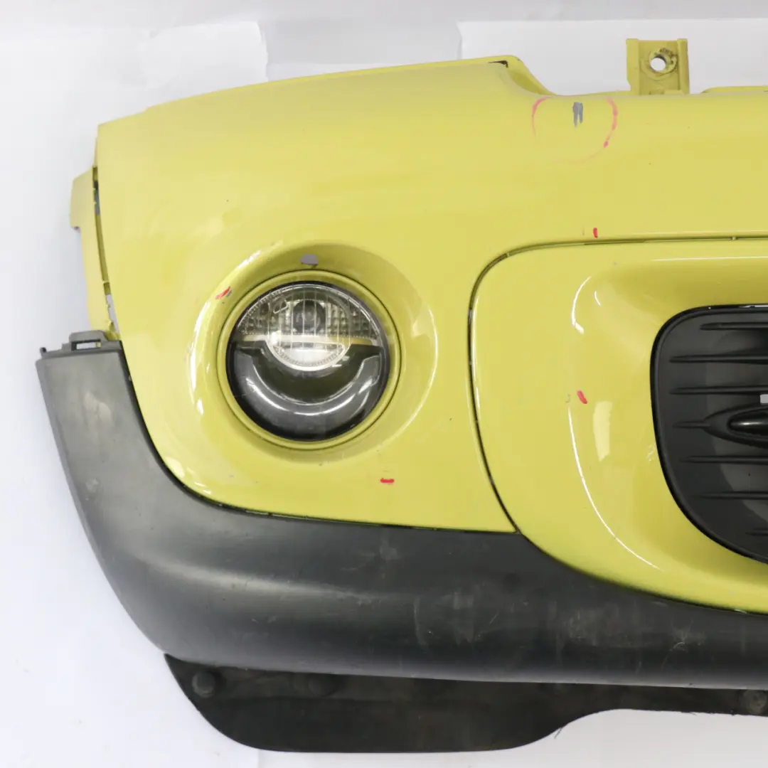  Front Bumper Mini R55 R56 LCI Complete Trim Panel Interchange Yellow - A95 - SKU 7268746-INTER - Part number 7268746