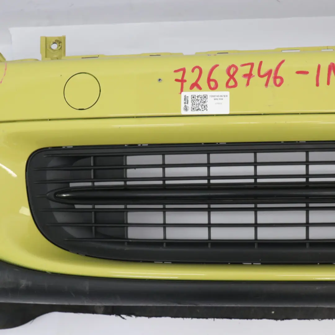  Front Bumper Mini R55 R56 LCI Complete Trim Panel Interchange Yellow - A95 - SKU 7268746-INTER - Part number 7268746