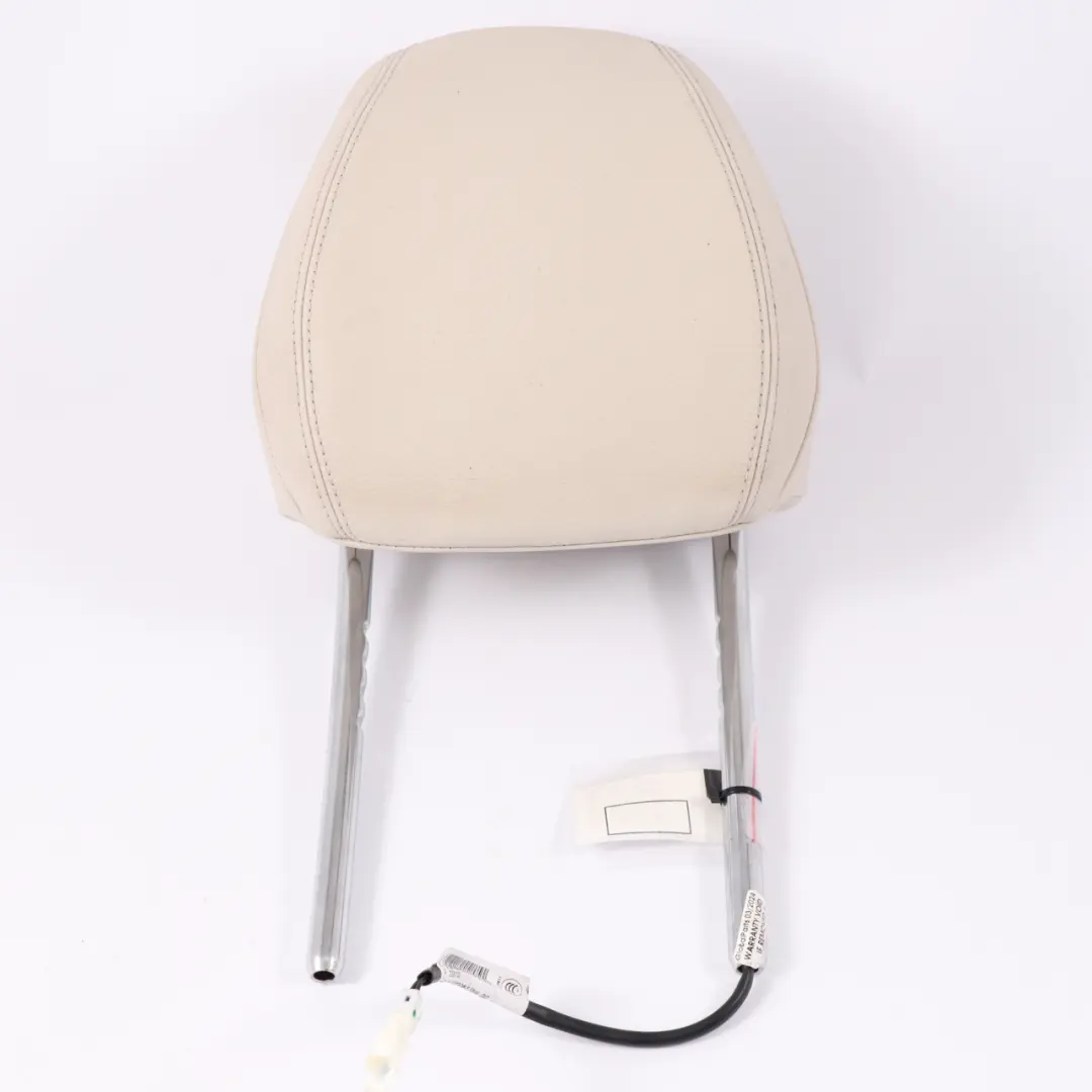 BMW F12 F13 Sitz Kopfstütze vorne rechts Leder Dakota Elfenbein Weiß - SKU 7281876 - Teilenummer 7281876