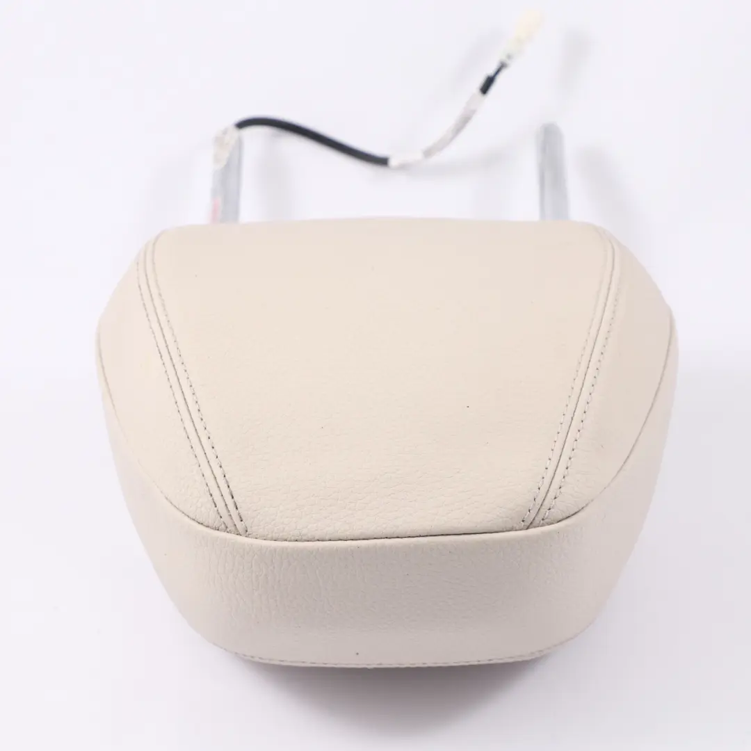 BMW F12 F13 Seat Headrest Front Right O/S Leather Dakota Ivory White - SKU 7281876 - Part number 7281876