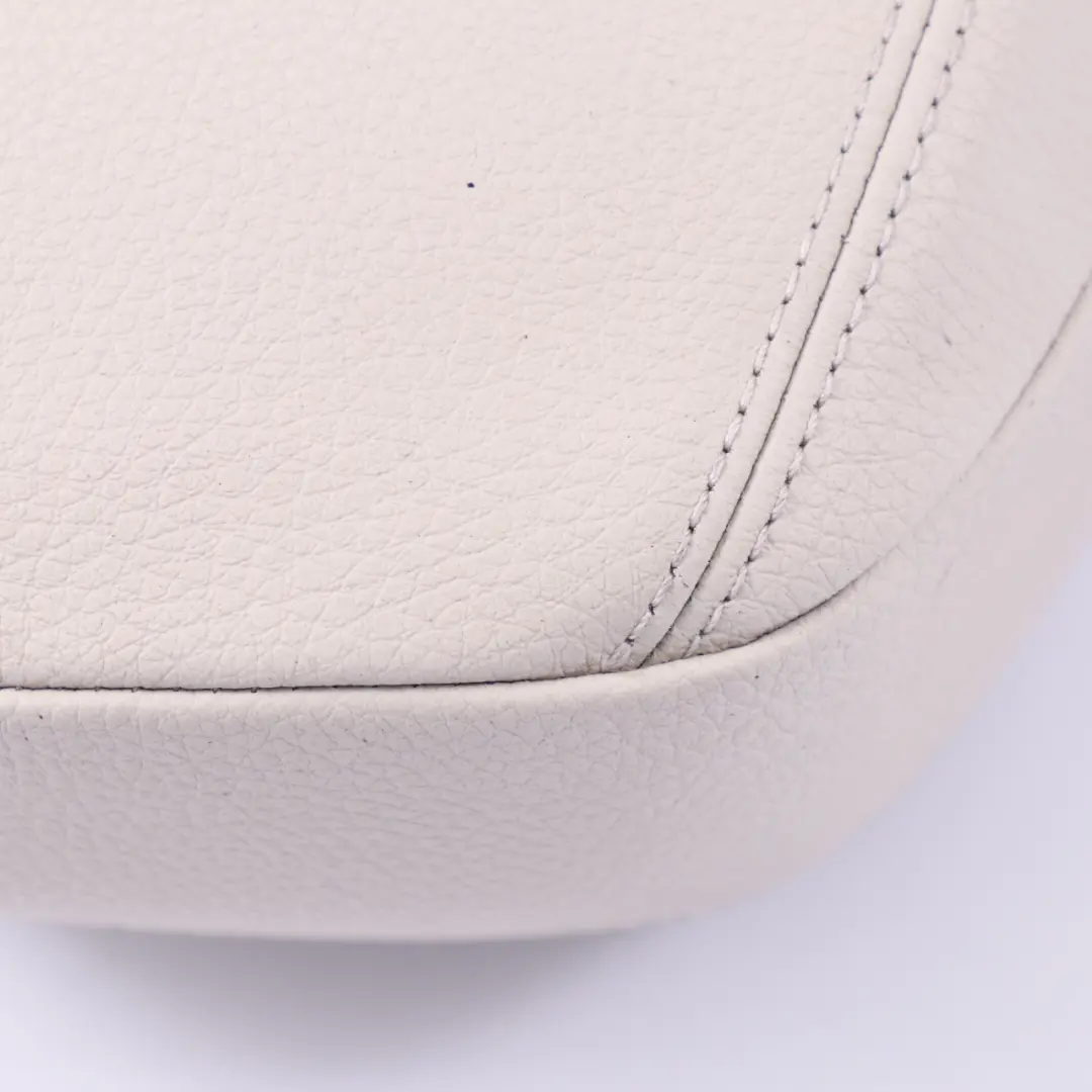 Headrest Front Right O/S Leather Dakota Ivory White to BMW F12 F13 Seat with Part number 7281876 BMW F12 F13 Seat Headrest Front Right O/S Leather Dakota Ivory White - SKU 7281876 - Part number 7281876