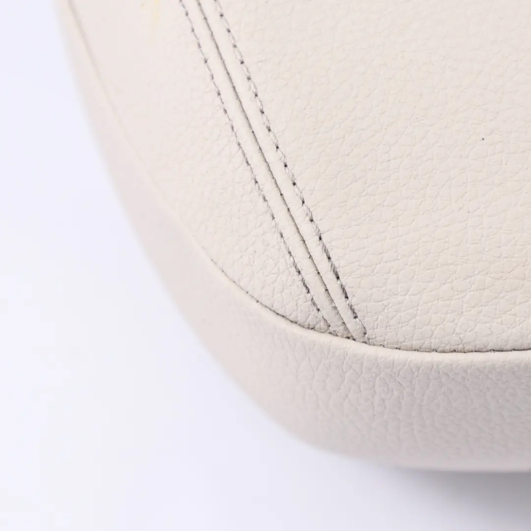 Headrest Front Right O/S Leather Dakota Ivory White to BMW F12 F13 Seat with Part number 7281876 BMW F12 F13 Seat Headrest Front Right O/S Leather Dakota Ivory White - SKU 7281876 - Part number 7281876