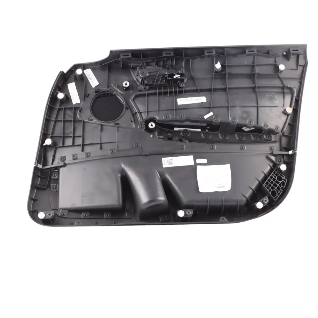 Front Left N/S Door Lining Card Leather Dakota Black Red Accent to BMW F20 with Part number 7282819 BMW F20 Front Left N/S Door Lining Card Leather Dakota Black Red Accent - SKU 7282819 - Part number 7282819