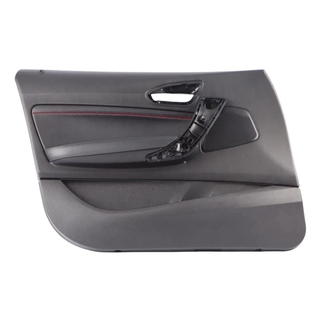 BMW F20 Front Left N/S Door Lining Card Leather Dakota Black Red Accent - SKU 7282819 - Part number 7282819