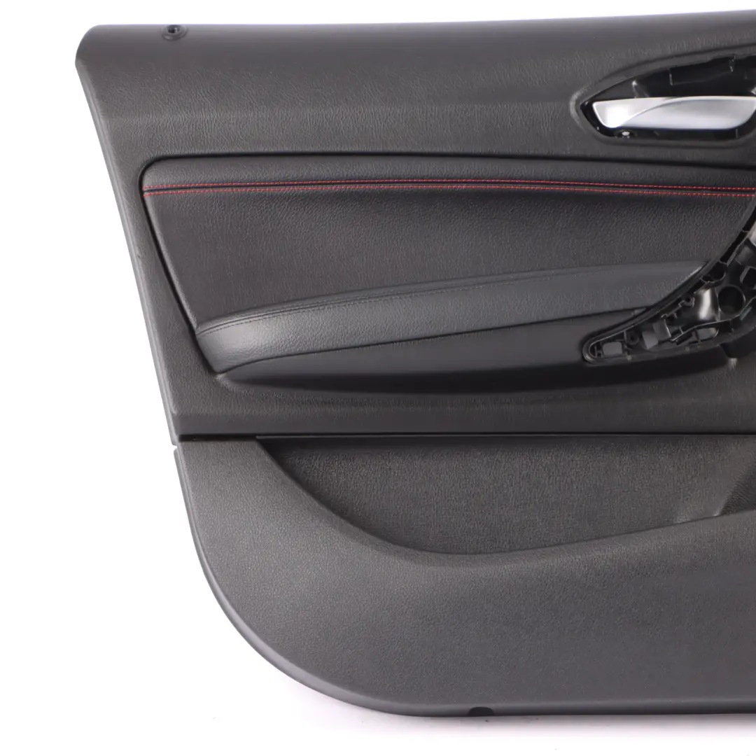BMW F20 Front Left N/S Door Lining Card Leather Dakota Black Red Accent - SKU 7282819 - Part number 7282819