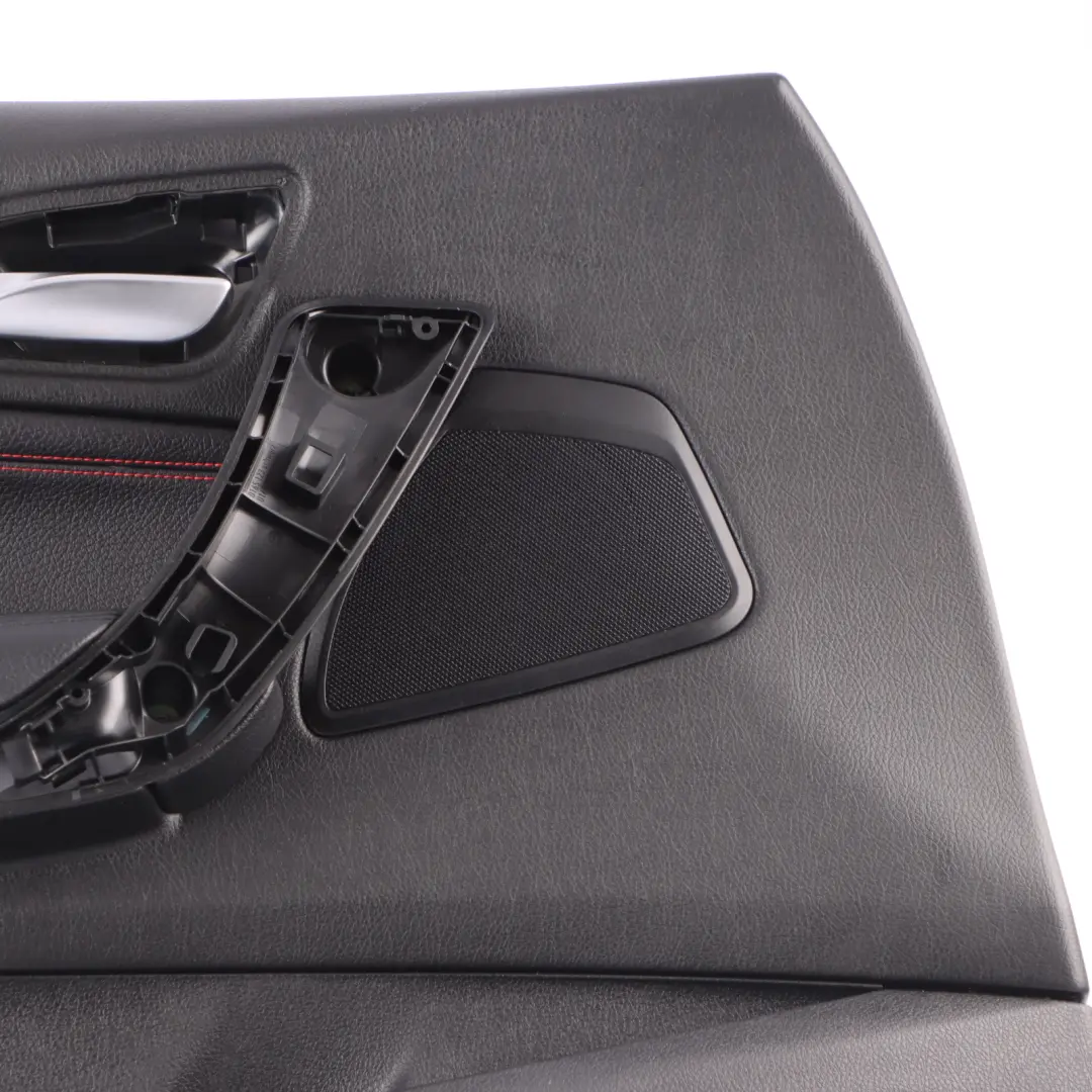 BMW F20 Front Left N/S Door Lining Card Leather Dakota Black Red Accent - SKU 7282819 - Part number 7282819