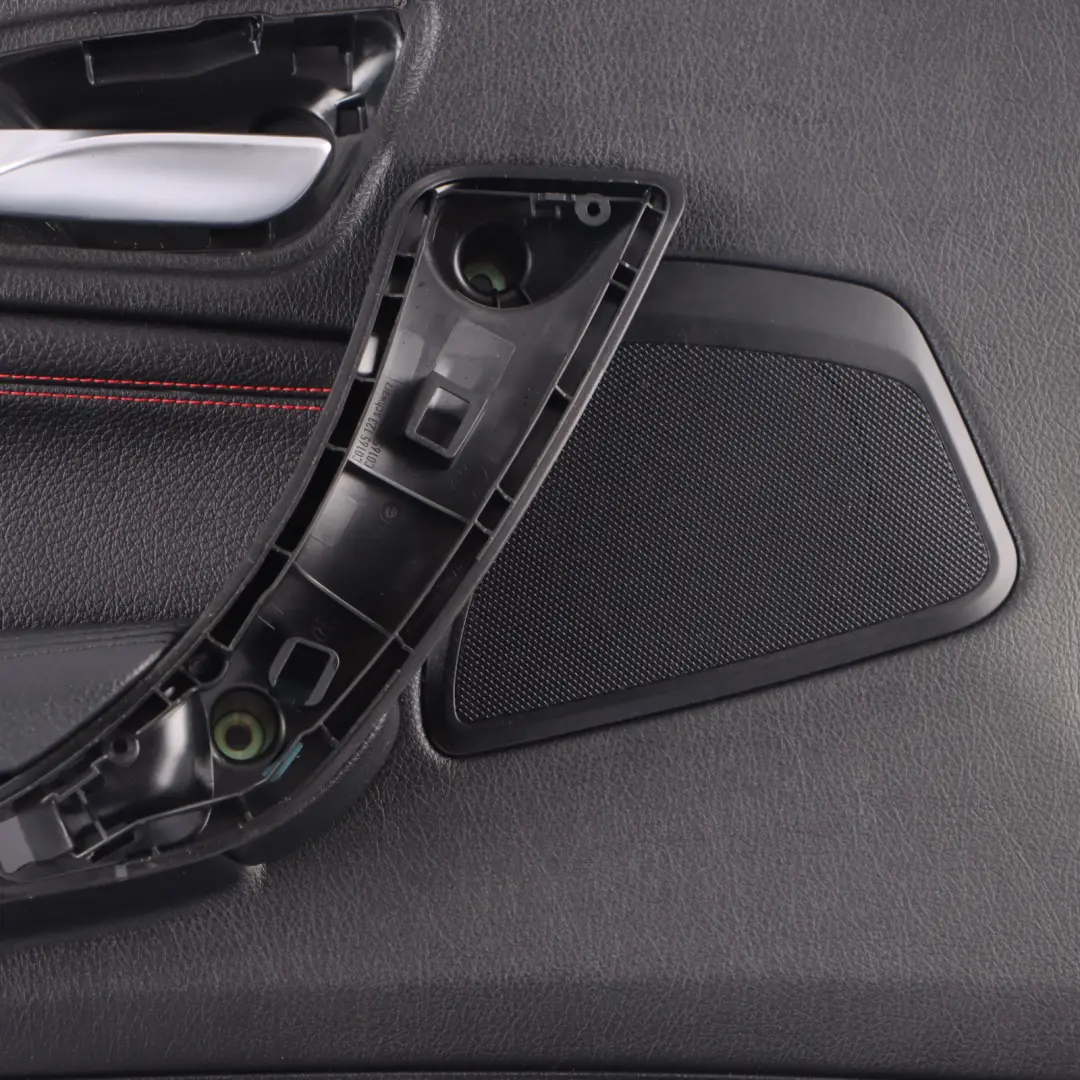 BMW F20 Front Left N/S Door Lining Card Leather Dakota Black Red Accent - SKU 7282819 - Part number 7282819